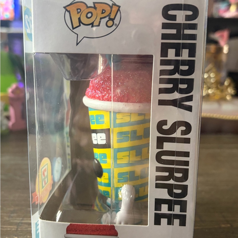 Funko Cherry Slurpee Glitter Figure - Red, Blue, Yellow - Picture 5 of 6